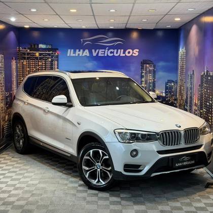 BMW X3 2.0 20I X LINE 4X4 16V GASOLINA 4P AUTOMÁTICO